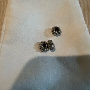 Silver Floral spacers for Hobo Charm Bracelet